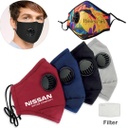 4 Ply Sublimated Reusable Mask w/ Carbon Filter and Valve. CV2820