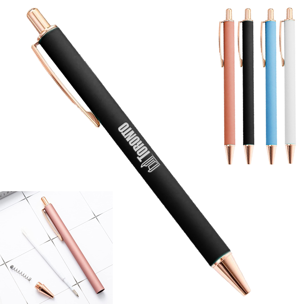 Siena Velvet Pen with Rose Gold Accents. SP8451