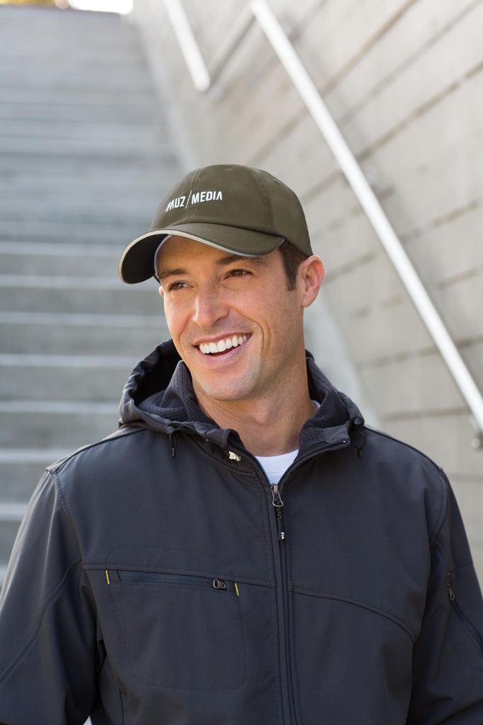 [254283] Port Authority Dry Zone Cap. C838 (Black/Stone)