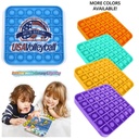 Pop It Fidget Toy - Square Full color. ST6001