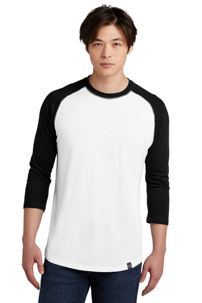 New Era Heritage Blend 3/4-Sleeve Baseball Raglan Tee. NEA104