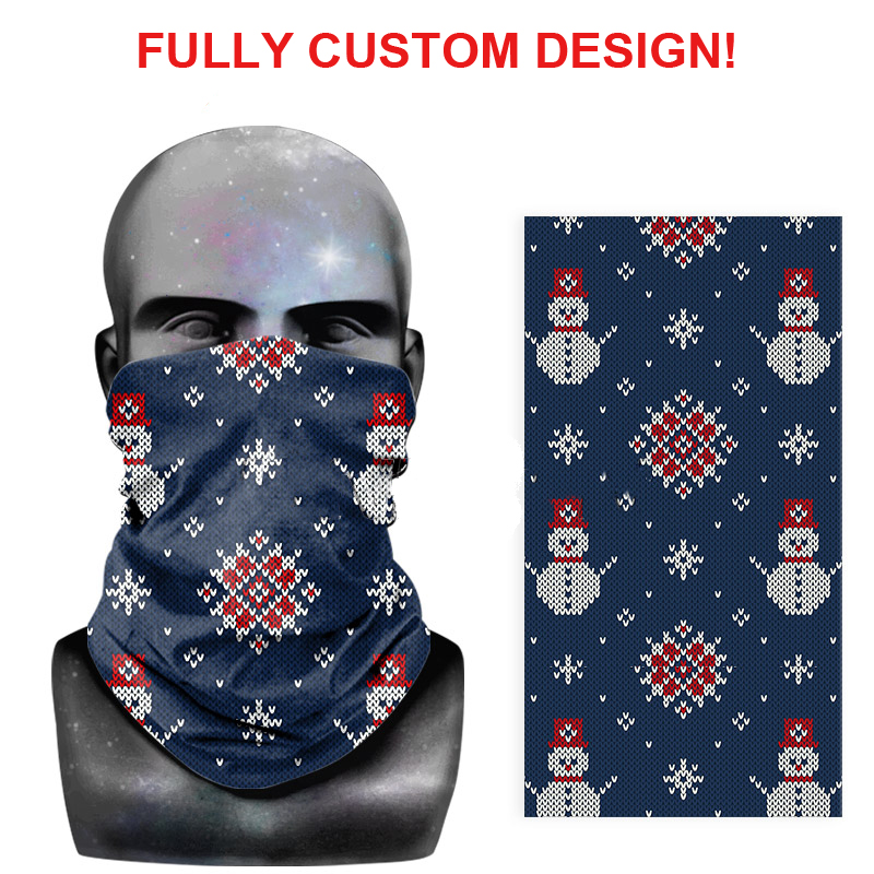 2 Ply Winter Full Color Neck Gaiter Face Mask. CV7699
