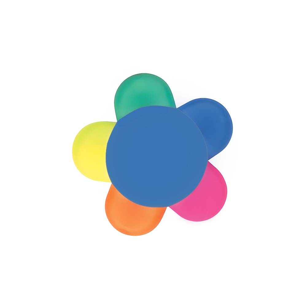 5 Color Flower Highlighter. HL8219