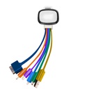 5-In-1 Mobile USB Charging Cable - LED. AC6085