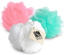 Classic Nylon Net Bath Sponge with Imprinted Tag. NS4006