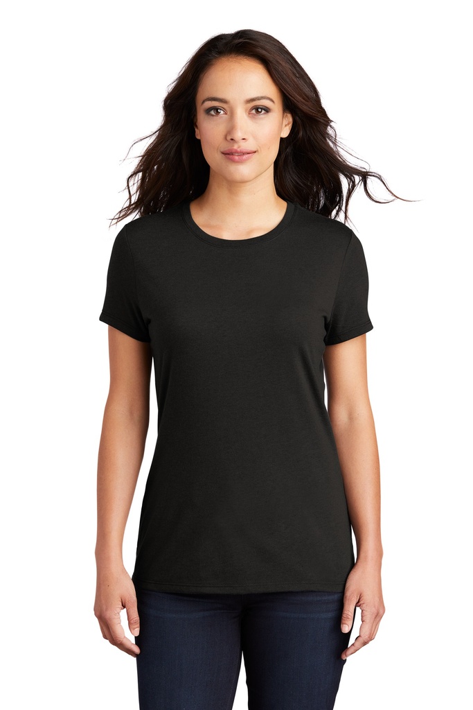 [1388421] District Women's Perfect Tri Tee. DM130L (Black, XS)