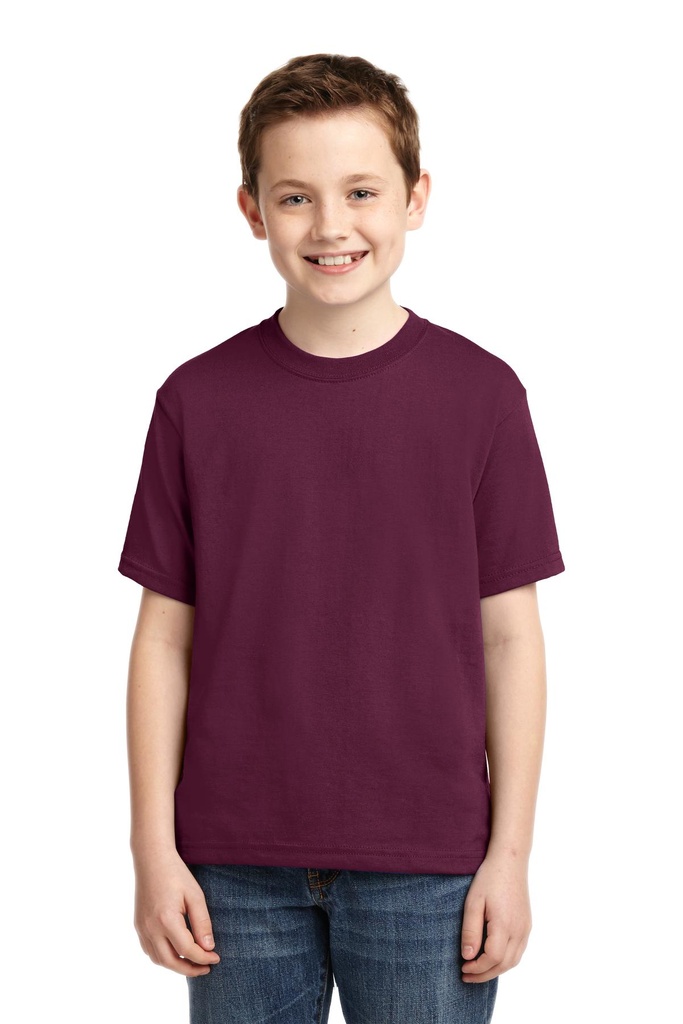 [306321] Jerzees - Youth Dri-Power 50/50 Cotton/Poly T-Shirt. 29B (Maroon, XS)