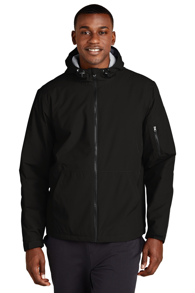 [1618981] Sport-Tek Waterproof Insulated Jacket JST56 (Black, XS)