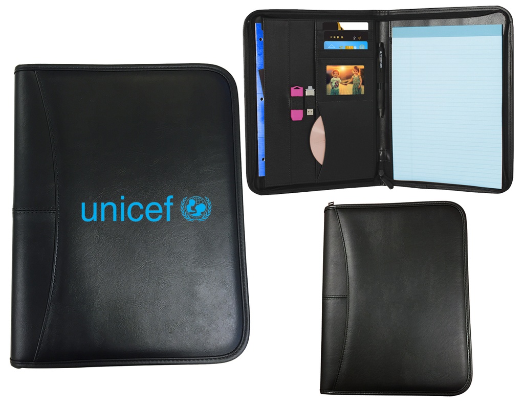 Author Premium Padfolio w/ Padded Cover - Leatherette