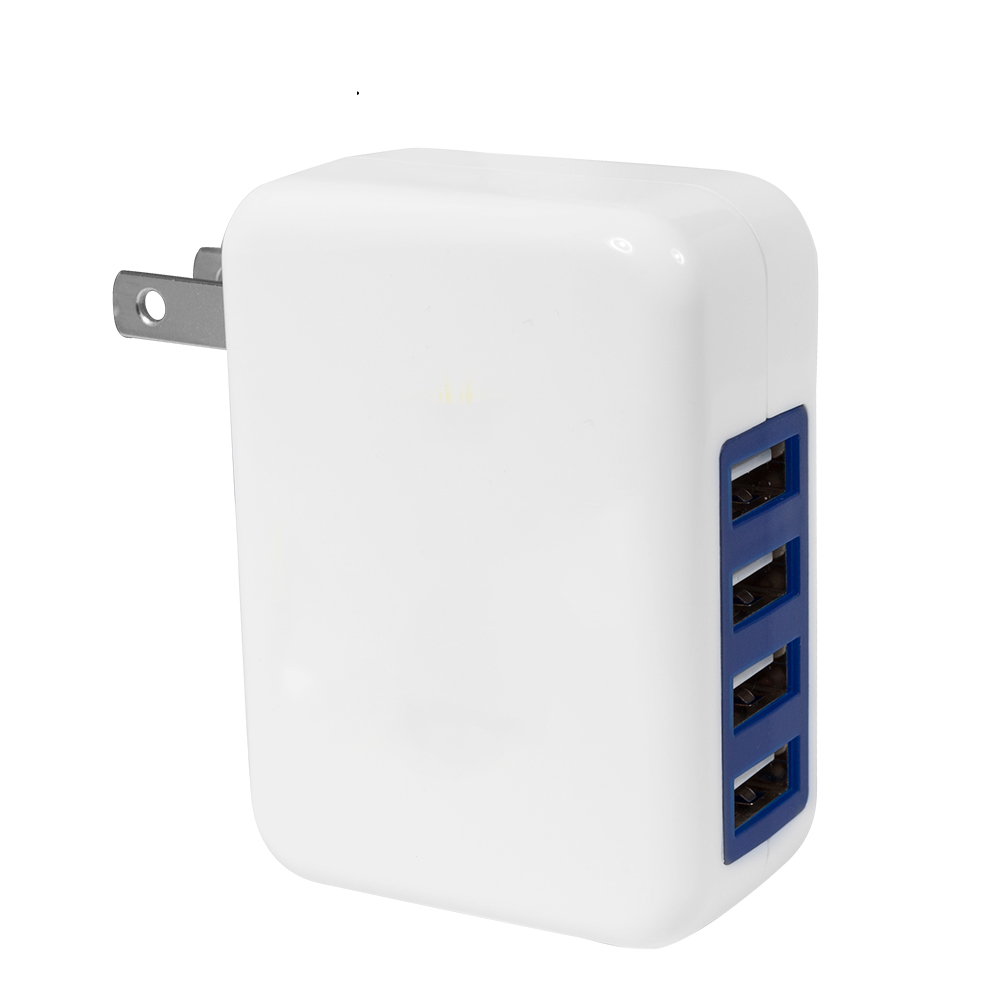 Gigi Full-Color 4-Port Wall Charger