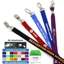 Custom 1/2" Polyester Lanyard - Silk Screen