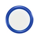 Dual USB Port Car Charger With Round LED Illuminated Trim. CC8833