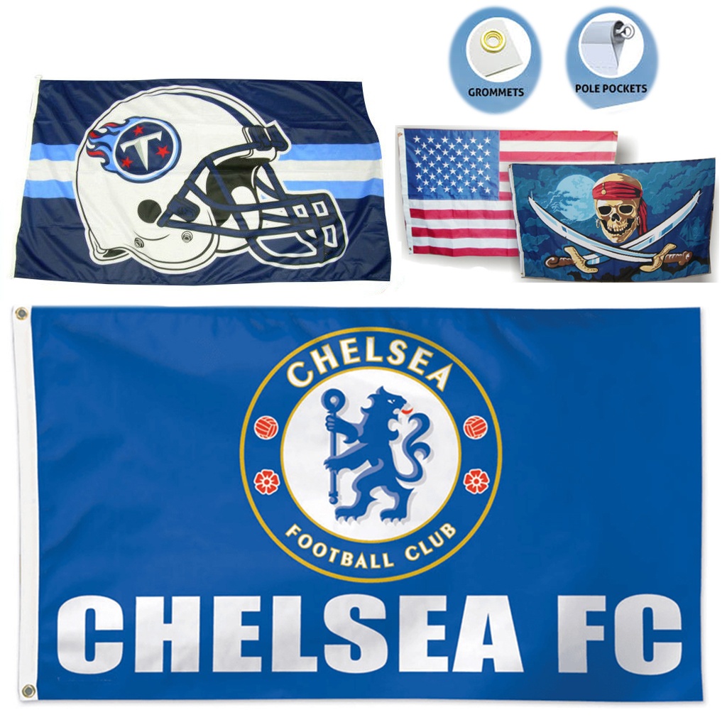 Full Color Custom Flag - 3' X 2'. CF7499