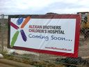 Full Color Vinyl Outdoor/Indoor Barricade Banner - 10' x 3.5'. BA7880