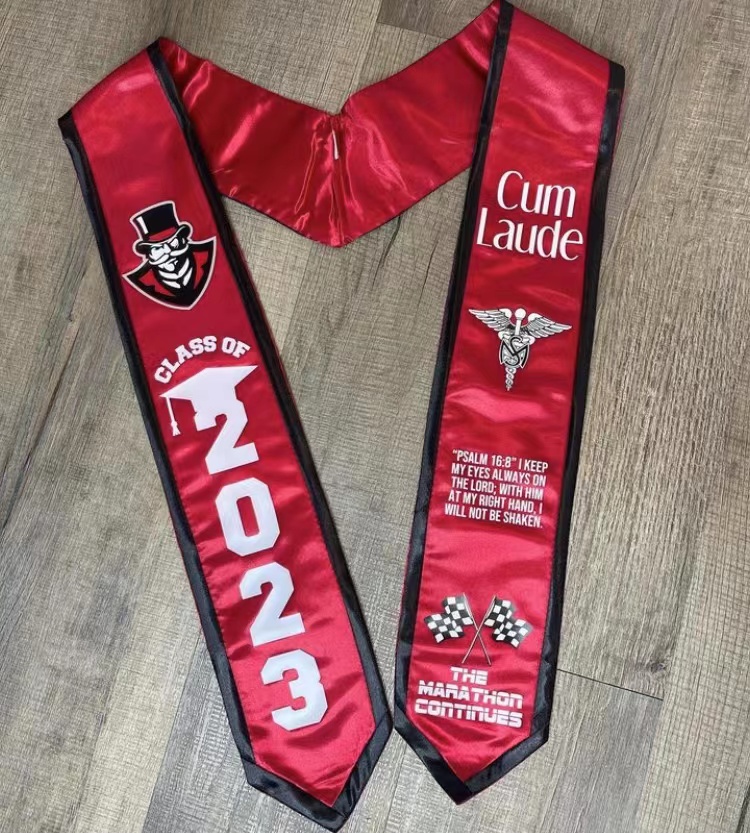 Honorary Graduation Stole - Full-Color Sublimation 72". SR3072