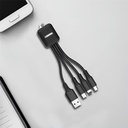 LED 3-in-1 Fast Charger: Type-C, Micro USB Charging Cable. FC5911
