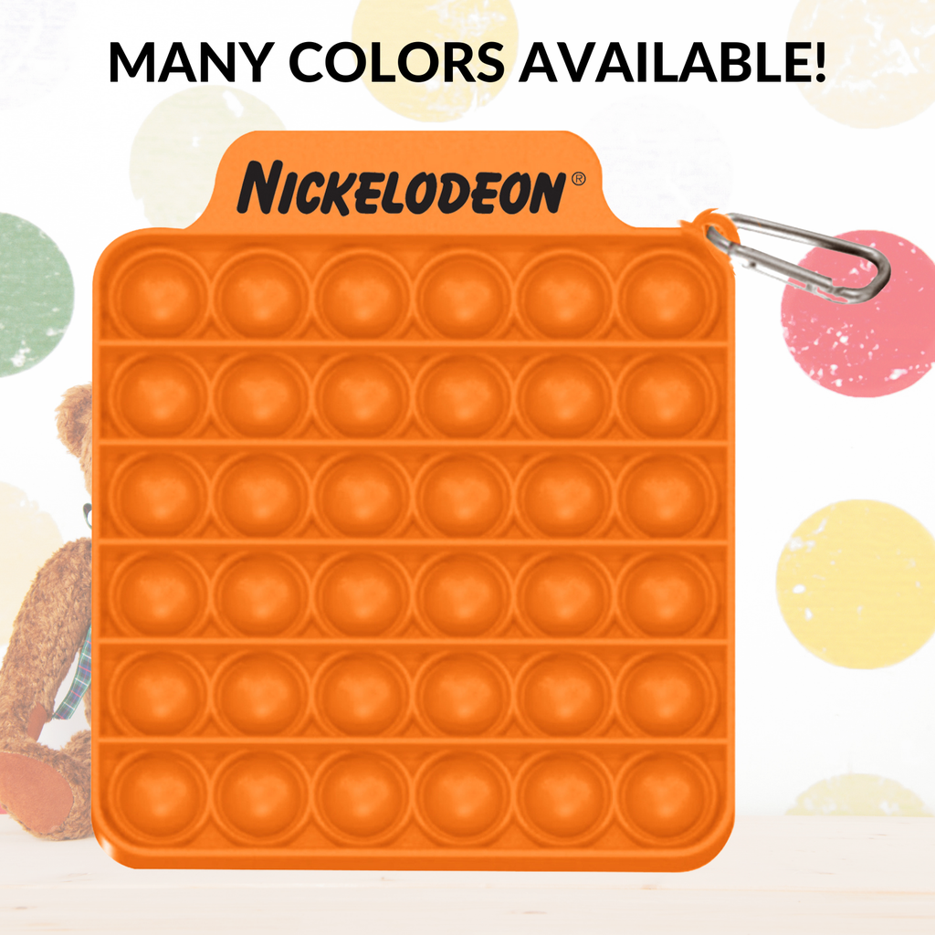 Pop It Fidget Toy - Square w/ Carabiner. ST6007