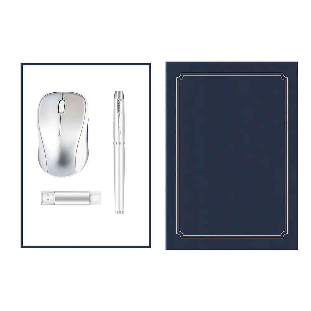 Employee Award Gift Set Pen, Wireless Mouse and 8GB USB Flash disk. ST3995