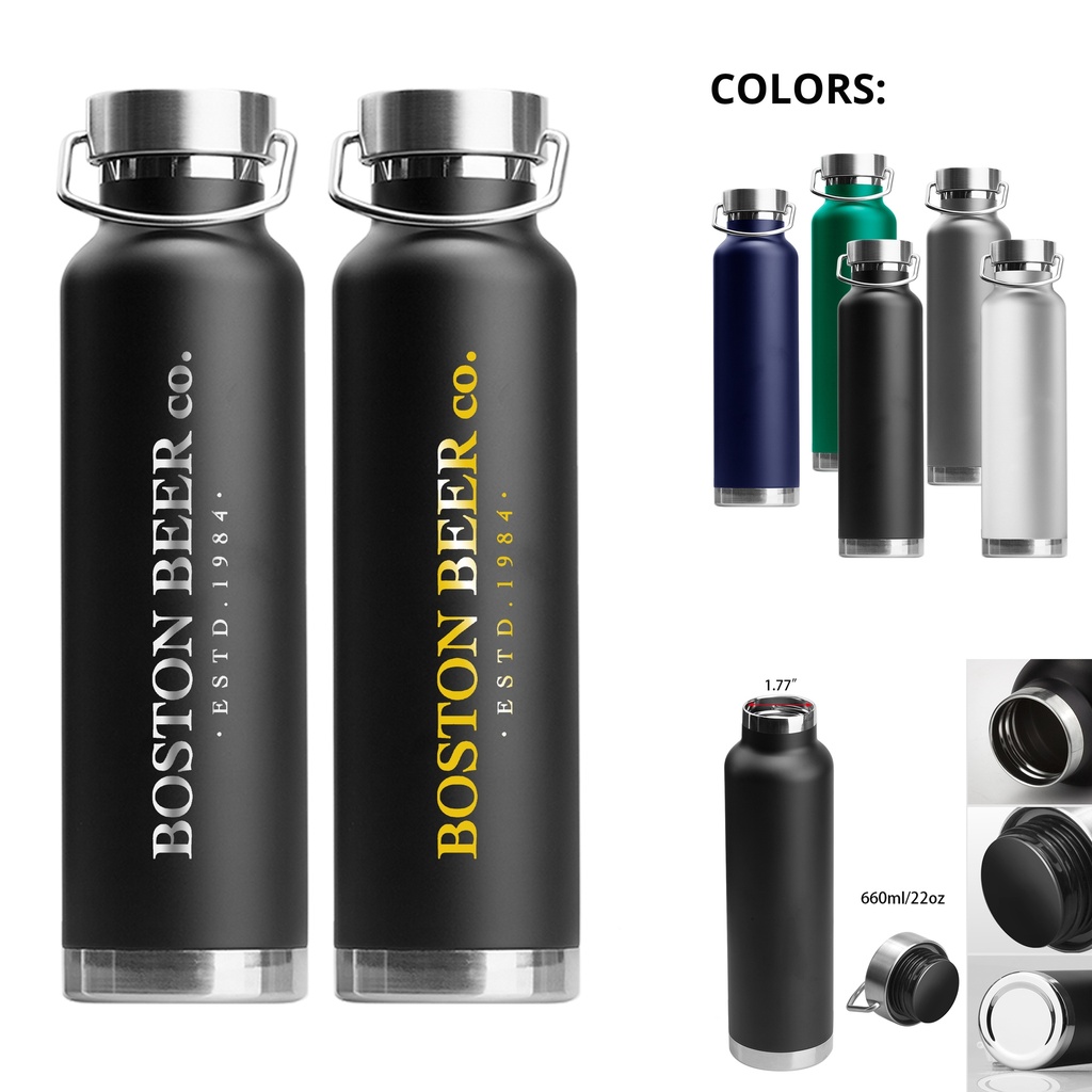 Full Color 22oz Stainless Steel Water Bottle. PWB57925