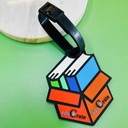 Full Custom PVC Luggage Tag - 3D. LT6878