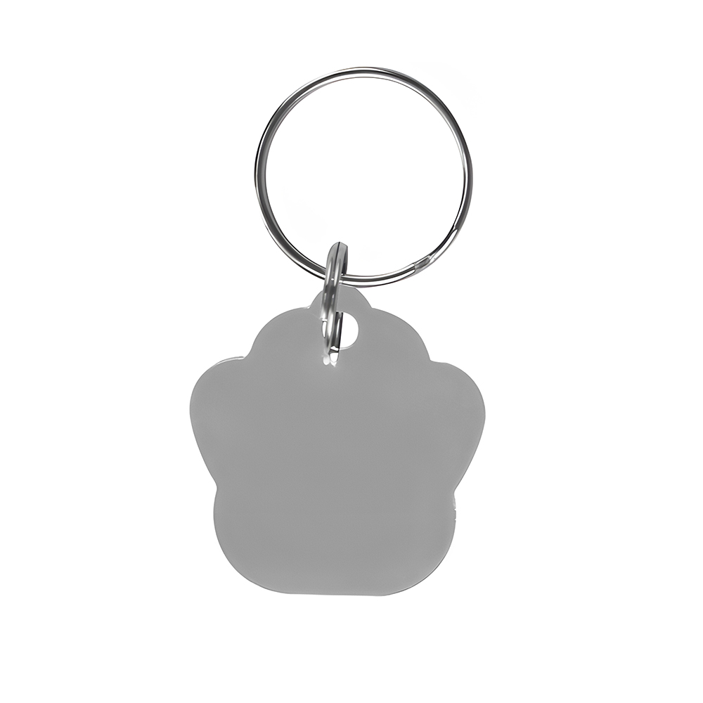 Paw Shaped Collar Dog Tag. DT7623