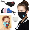 Sprinters 4 Ply Sublimated Reusable Face Mask w/ Carbon Filter. CV2815