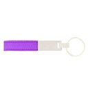 Staple Leather Strap Chrome Keychain. KH7192