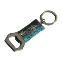 Vivid Full Color Bottle Opener Keyholder - Rectangle. KC2882