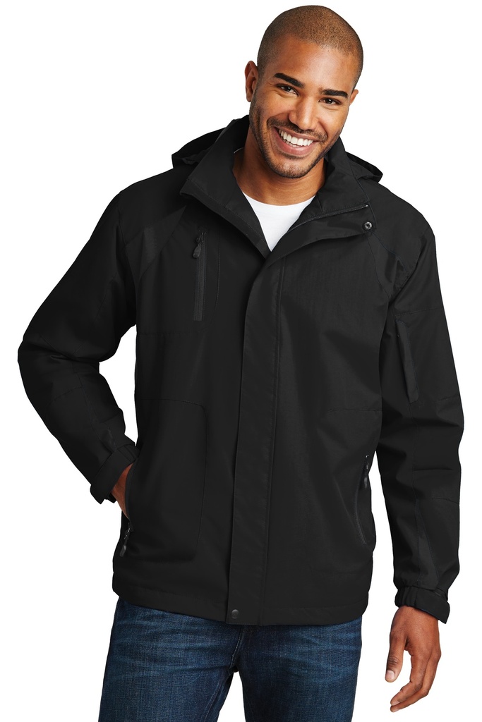 [578111] Port Authority All-Season II Jacket. J304 (Black/Black, XS)