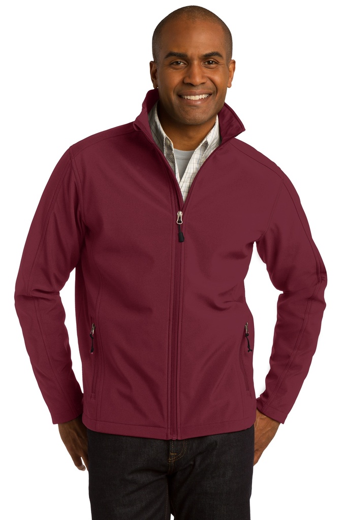 [1189531] Port Authority Core Soft Shell Jacket. J317 (Maroon, XS)