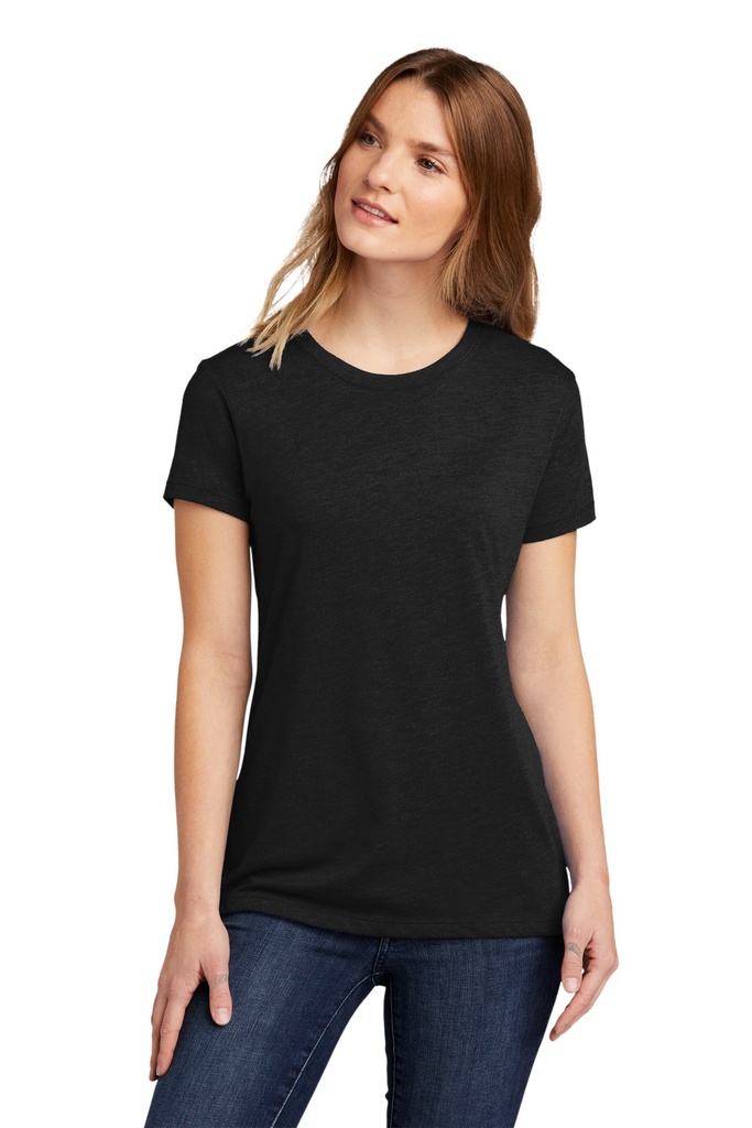 [1597111] Next Level Apparel Women's CVC Tee. NL6610 (Black, XS)