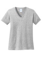 Port & Company Ladies Core Cotton V-Neck Tee. LPC54V