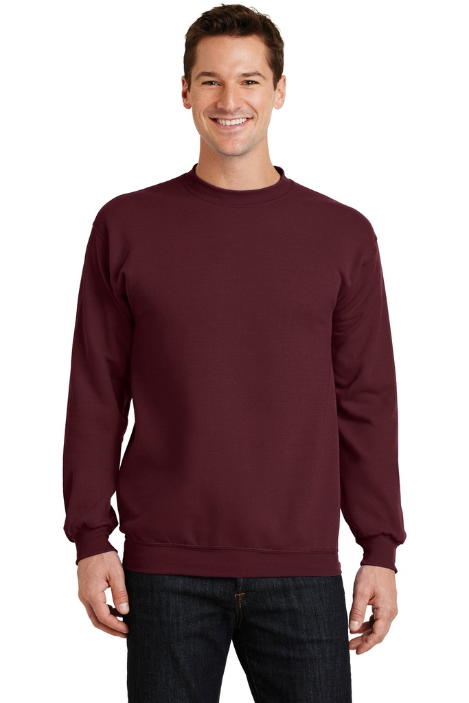 [591792] Port & Company - Core Fleece Crewneck Sweatshirt. PC78 (Maroon, S)