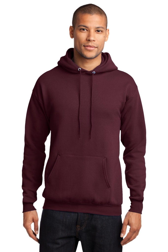 [592172] Port & Company - Core Fleece Pullover Hooded Sweatshirt. PC78H (Maroon, S)