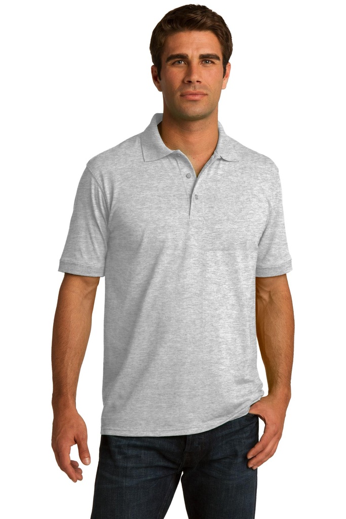 [819821] Port & Company Core Blend Jersey Knit Polo. KP55 (Ash, XS)