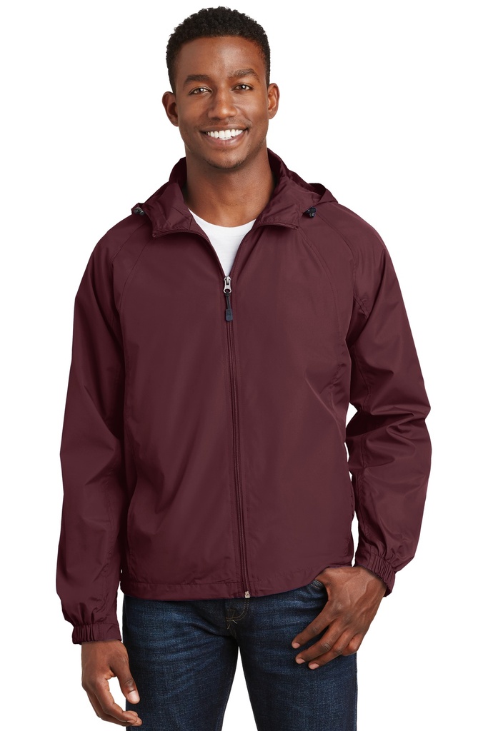 [477511] Sport-Tek Hooded Raglan Jacket. JST73 (Maroon, XS)