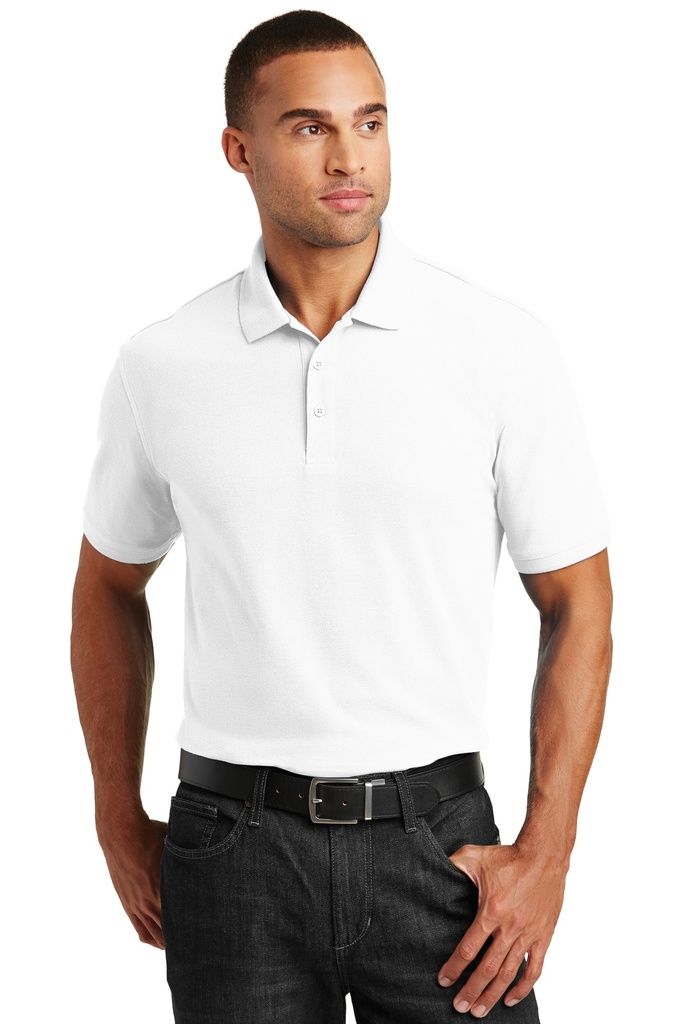 [1143911] Port Authority Core Classic Pique Polo. K100 (White, XS)