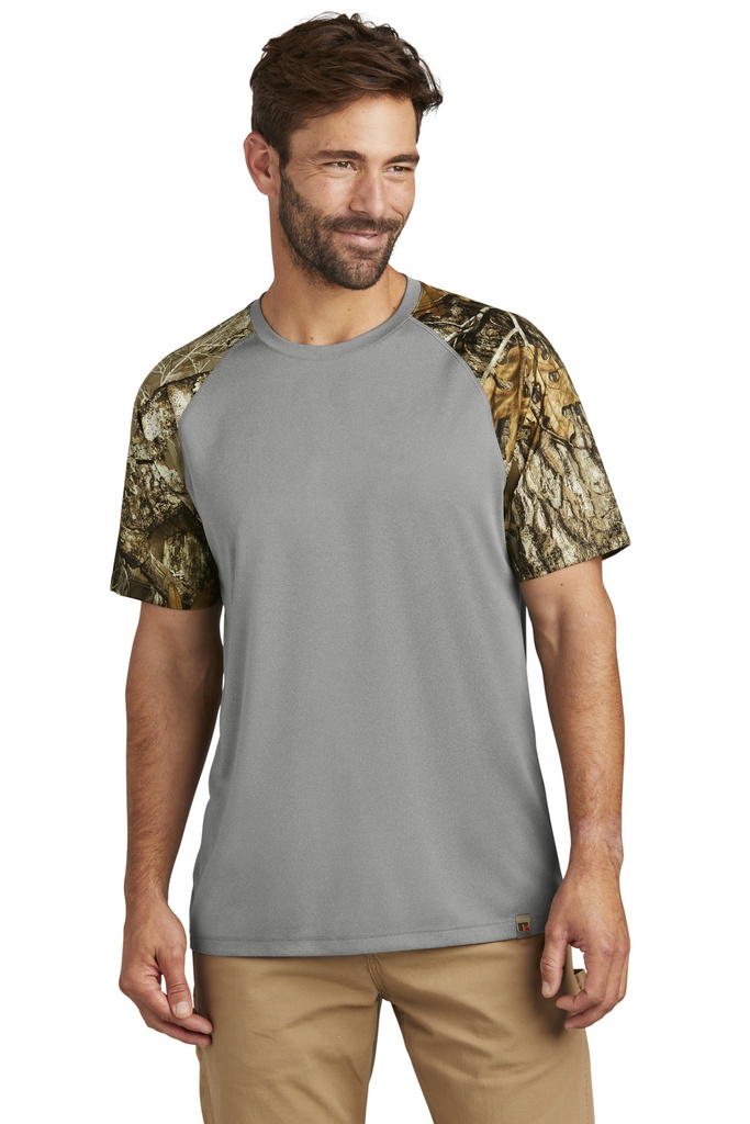 [2034941] Russell Outdoors Realtree Colorblock Performance Tee RU151 (GConH/RTEd, XS)