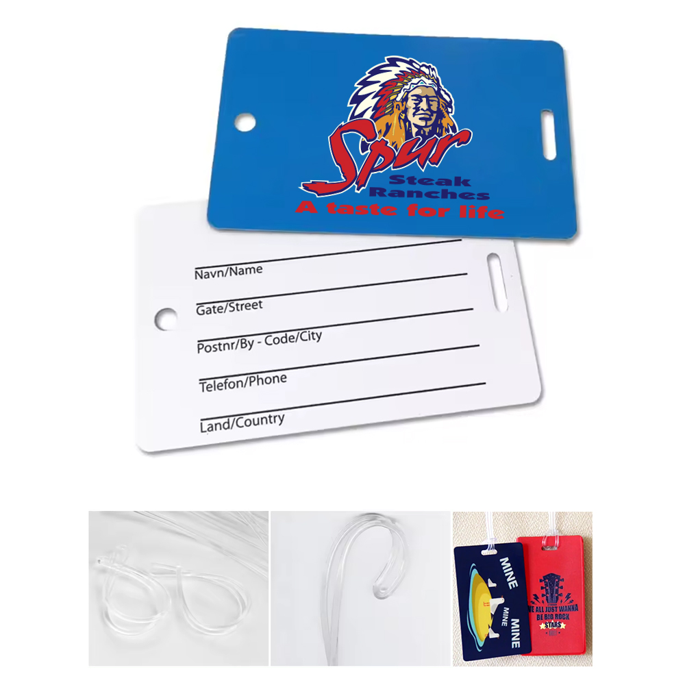 Custom Laminated PVC Luggage Tag. LT4153