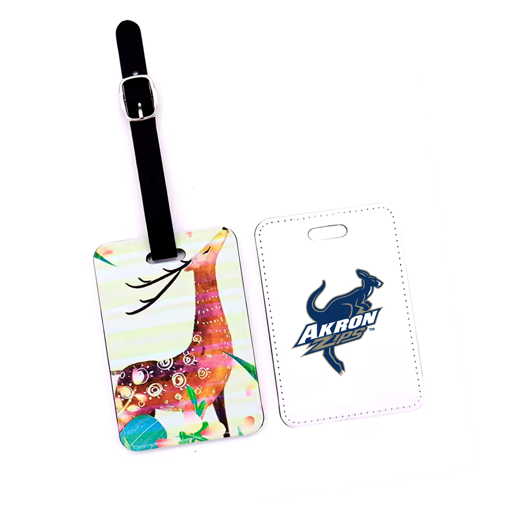 Custom Sublimation Leatherette Luggage Tag. LT2674