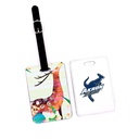 Custom Sublimation Leatherette Luggage Tag. LT2674