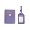Leatherette Luggage Tag & Passport Holder.LT7244