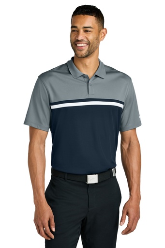 [2531611] Nike Dri-FIT Victory Colorblock Polo NKFQ3968 (CoolG/Nv/W, XS)