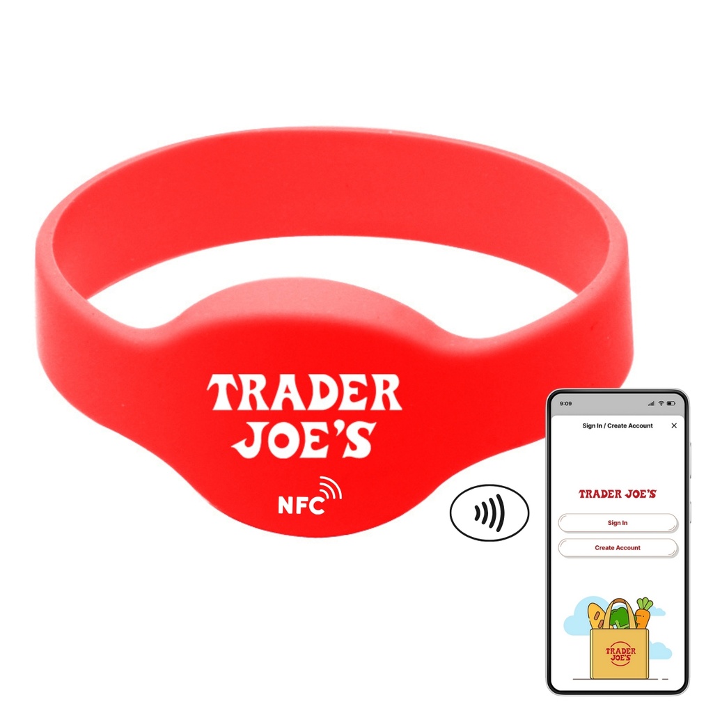 Secure RFID MIFARE Ultralight C Bracelet - 2.71" x 1". RF8312