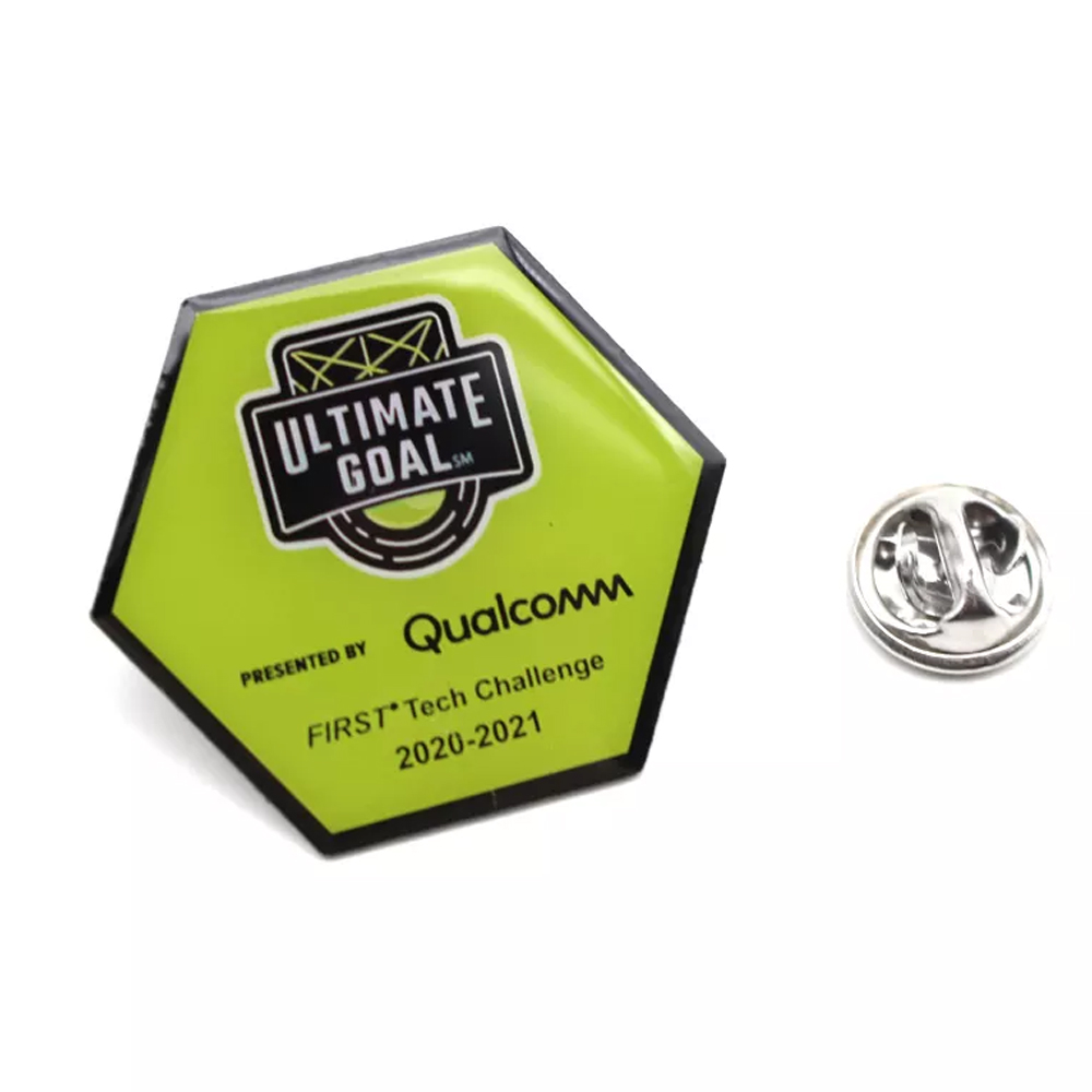 Full Color Stainless Iron Lapel Pin - 1.25". More sizes available. NPWB99828-125