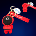 Squid Game Pop-It Pouch w/ Custom Printed Key Tag. GS8028