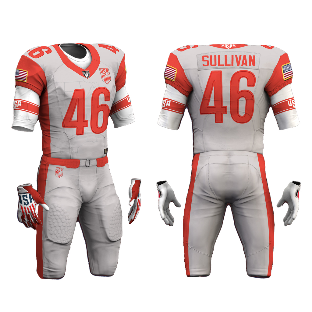 UPHILL™ Field force Football Uniform (Jersey and Padded Pants). UF7815