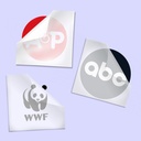 4" x 4" Vinyl Screen Print Transfer. GH3456