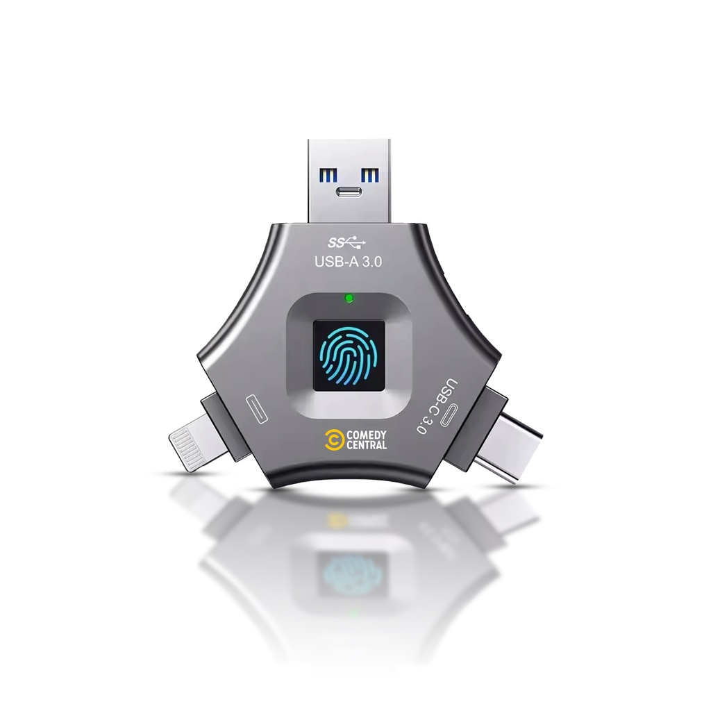 Biometric Secure 3-in-1 USB Drive. SE4345