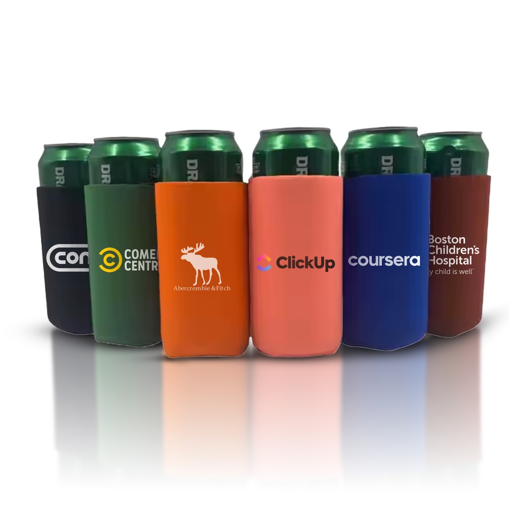 16oz Cooler Holder, 4.2" x 6.7", made of neoprene. UV5831